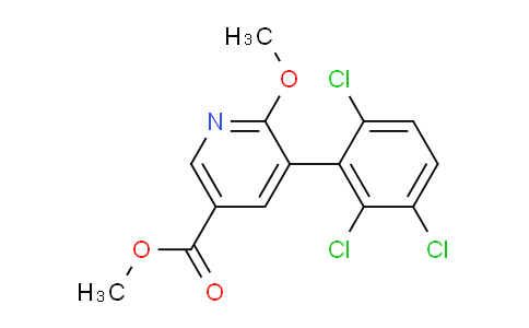 Methyl 6-methoxy-5-(2,3,6-trichlorophenyl)nicotinate