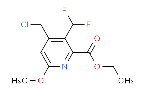 Ethyl 4-(chloromethyl)-3-(difluoromethyl)-6-methoxypyridine-2-carboxylate
