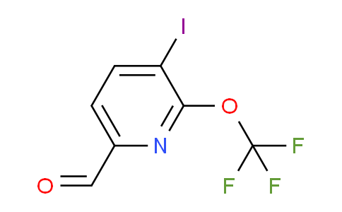 3-Iodo-2-(trifluoromethoxy)pyridine-6-carboxaldehyde