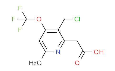 AM200105 | 1361771-23-4 | 3-(Chloromethyl)-6-methyl-4-(trifluoromethoxy)pyridine-2-acetic acid
