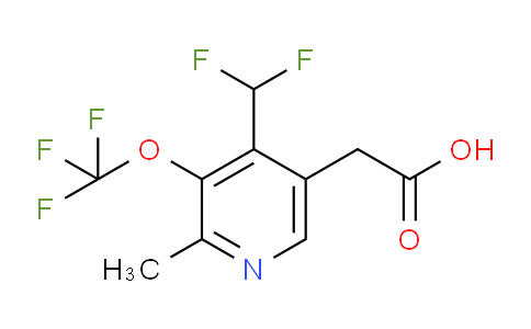 4-(Difluoromethyl)-2-methyl-3-(trifluoromethoxy)pyridine-5-acetic acid