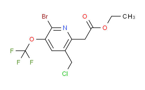 AM20014 | 1806207-69-1 | Ethyl 2-bromo-5-(chloromethyl)-3-(trifluoromethoxy)pyridine-6-acetate