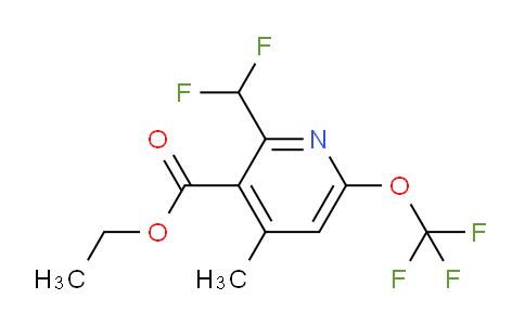 AM200153 | 1361872-90-3 | Ethyl 2-(difluoromethyl)-4-methyl-6-(trifluoromethoxy)pyridine-3-carboxylate