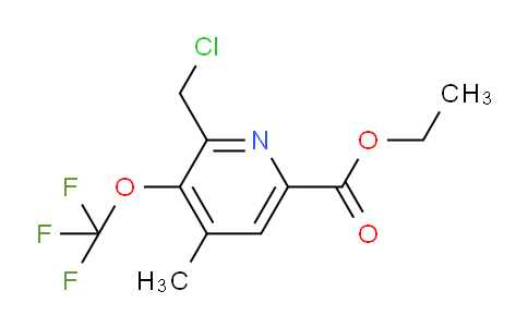 AM200156 | 1361807-84-2 | Ethyl 2-(chloromethyl)-4-methyl-3-(trifluoromethoxy)pyridine-6-carboxylate