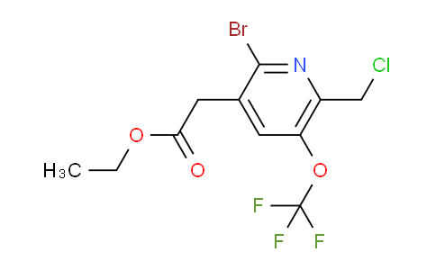 AM20023 | 1803936-87-9 | Ethyl 2-bromo-6-(chloromethyl)-5-(trifluoromethoxy)pyridine-3-acetate