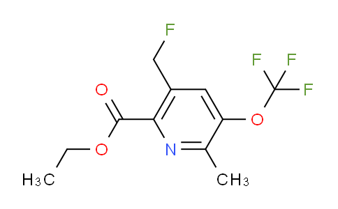 AM200241 | 1361835-86-0 | Ethyl 5-(fluoromethyl)-2-methyl-3-(trifluoromethoxy)pyridine-6-carboxylate