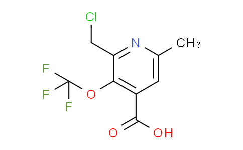 2-(Chloromethyl)-6-methyl-3-(trifluoromethoxy)pyridine-4-carboxylic acid