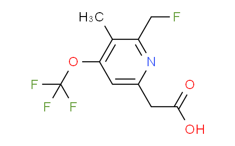 AM200244 | 1361809-26-8 | 2-(Fluoromethyl)-3-methyl-4-(trifluoromethoxy)pyridine-6-acetic acid