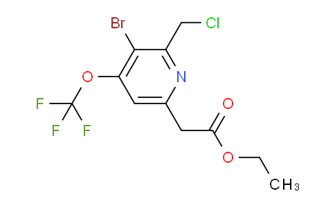 AM20026 | 1806097-65-3 | Ethyl 3-bromo-2-(chloromethyl)-4-(trifluoromethoxy)pyridine-6-acetate