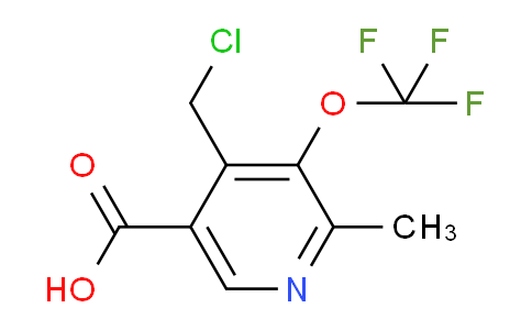 AM200261 | 1361898-03-4 | 4-(Chloromethyl)-2-methyl-3-(trifluoromethoxy)pyridine-5-carboxylic acid