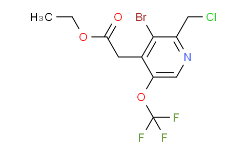 AM20027 | 1803959-63-8 | Ethyl 3-bromo-2-(chloromethyl)-5-(trifluoromethoxy)pyridine-4-acetate