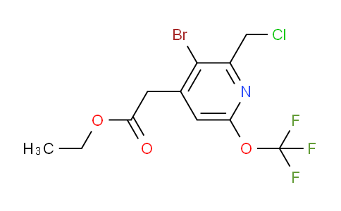 AM20029 | 1806218-17-6 | Ethyl 3-bromo-2-(chloromethyl)-6-(trifluoromethoxy)pyridine-4-acetate