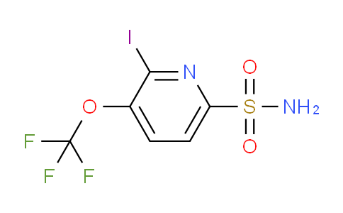 2-Iodo-3-(trifluoromethoxy)pyridine-6-sulfonamide