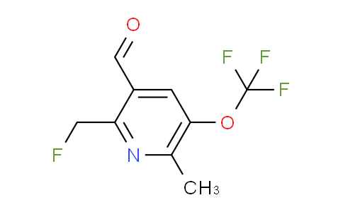 2-(Fluoromethyl)-6-methyl-5-(trifluoromethoxy)pyridine-3-carboxaldehyde
