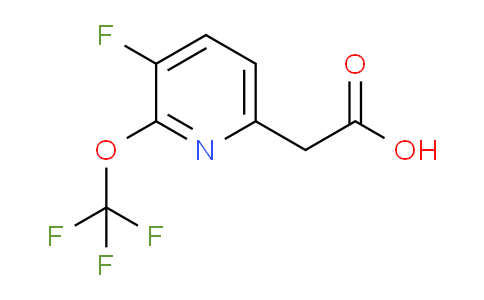 3-Fluoro-2-(trifluoromethoxy)pyridine-6-acetic acid