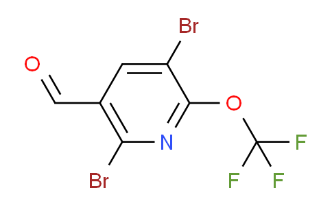 3,6-Dibromo-2-(trifluoromethoxy)pyridine-5-carboxaldehyde