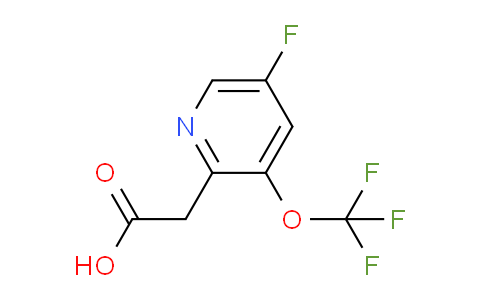 5-Fluoro-3-(trifluoromethoxy)pyridine-2-acetic acid