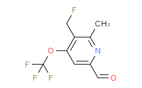 3-(Fluoromethyl)-2-methyl-4-(trifluoromethoxy)pyridine-6-carboxaldehyde