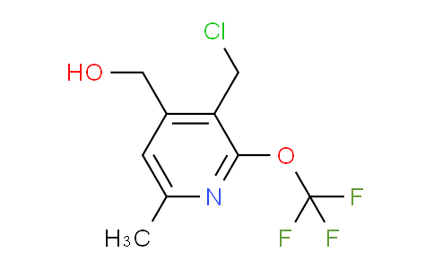 3-(Chloromethyl)-6-methyl-2-(trifluoromethoxy)pyridine-4-methanol