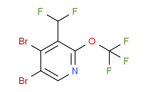 4,5-Dibromo-3-(difluoromethyl)-2-(trifluoromethoxy)pyridine