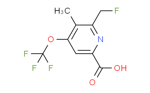 AM200351 | 1361712-58-4 | 2-(Fluoromethyl)-3-methyl-4-(trifluoromethoxy)pyridine-6-carboxylic acid