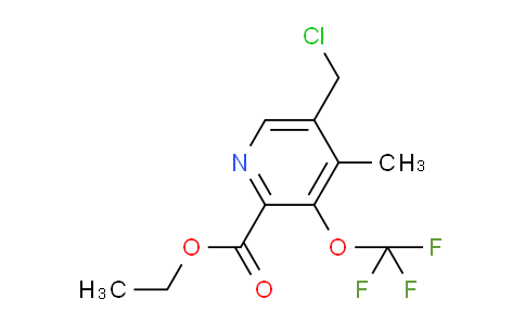 AM200375 | 1361818-38-3 | Ethyl 5-(chloromethyl)-4-methyl-3-(trifluoromethoxy)pyridine-2-carboxylate