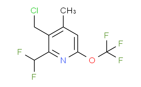 3-(Chloromethyl)-2-(difluoromethyl)-4-methyl-6-(trifluoromethoxy)pyridine