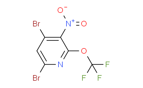 4,6-Dibromo-3-nitro-2-(trifluoromethoxy)pyridine