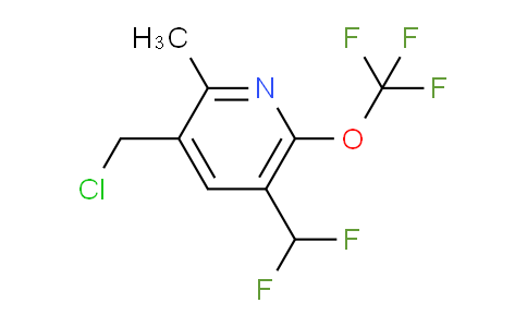3-(Chloromethyl)-5-(difluoromethyl)-2-methyl-6-(trifluoromethoxy)pyridine
