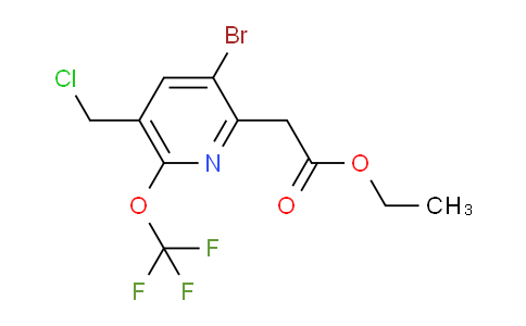 AM20041 | 1804450-70-1 | Ethyl 3-bromo-5-(chloromethyl)-6-(trifluoromethoxy)pyridine-2-acetate