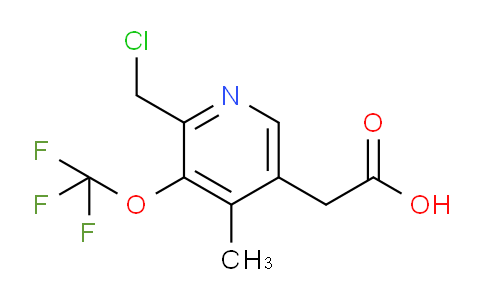 AM200410 | 1361758-70-4 | 2-(Chloromethyl)-4-methyl-3-(trifluoromethoxy)pyridine-5-acetic acid