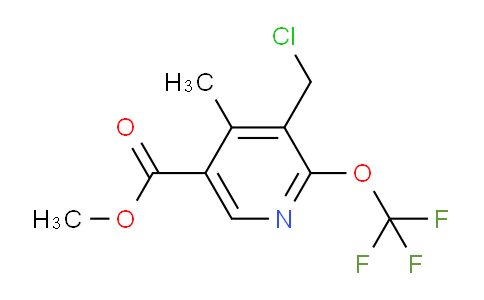 AM200451 | 1361785-87-6 | Methyl 3-(chloromethyl)-4-methyl-2-(trifluoromethoxy)pyridine-5-carboxylate