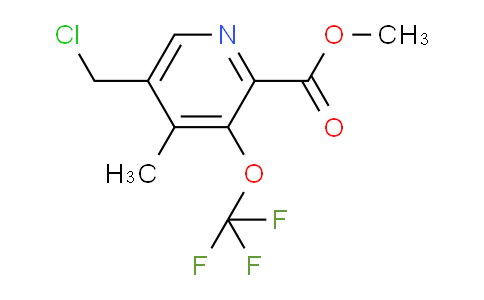 Methyl 5-(chloromethyl)-4-methyl-3-(trifluoromethoxy)pyridine-2-carboxylate