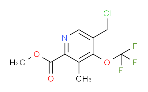 Methyl 5-(chloromethyl)-3-methyl-4-(trifluoromethoxy)pyridine-2-carboxylate