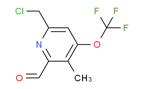 6-(Chloromethyl)-3-methyl-4-(trifluoromethoxy)pyridine-2-carboxaldehyde