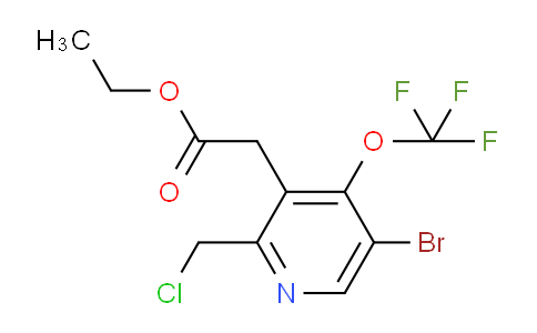 AM20047 | 1806207-72-6 | Ethyl 5-bromo-2-(chloromethyl)-4-(trifluoromethoxy)pyridine-3-acetate