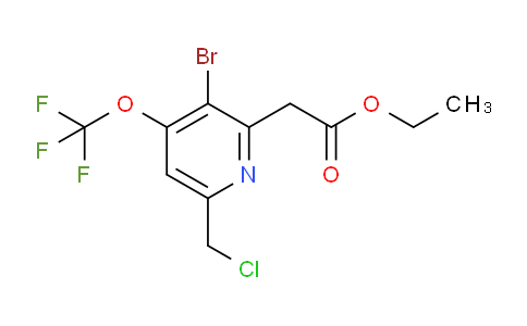 AM20048 | 1806085-55-1 | Ethyl 3-bromo-6-(chloromethyl)-4-(trifluoromethoxy)pyridine-2-acetate