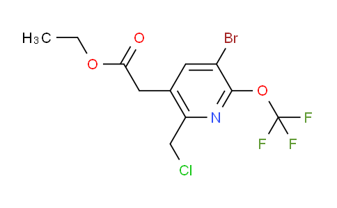 AM20049 | 1806122-79-1 | Ethyl 3-bromo-6-(chloromethyl)-2-(trifluoromethoxy)pyridine-5-acetate