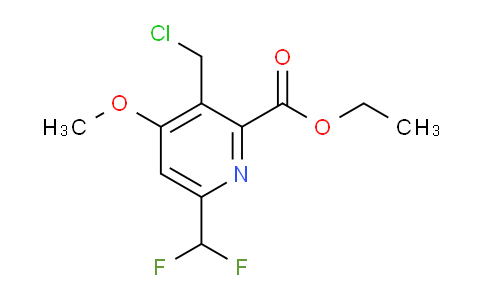 AM200498 | 1361710-43-1 | Ethyl 3-(chloromethyl)-6-(difluoromethyl)-4-methoxypyridine-2-carboxylate