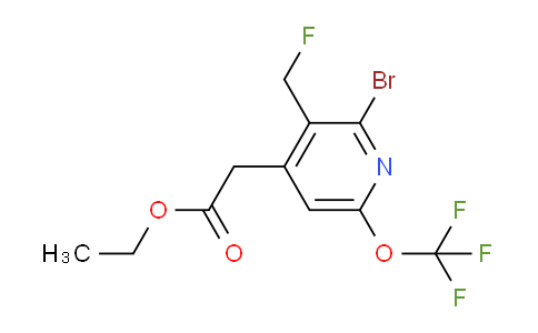 AM20055 | 1803930-59-7 | Ethyl 2-bromo-3-(fluoromethyl)-6-(trifluoromethoxy)pyridine-4-acetate