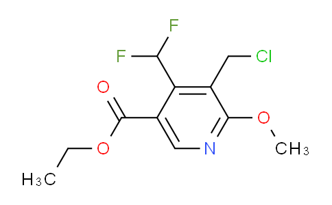 AM200551 | 1361875-71-9 | Ethyl 3-(chloromethyl)-4-(difluoromethyl)-2-methoxypyridine-5-carboxylate