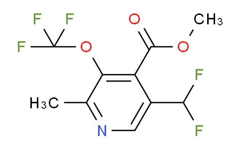 Methyl 5-(difluoromethyl)-2-methyl-3-(trifluoromethoxy)pyridine-4-carboxylate