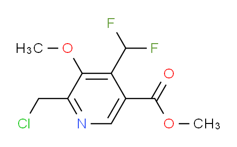 Methyl 2-(chloromethyl)-4-(difluoromethyl)-3-methoxypyridine-5-carboxylate