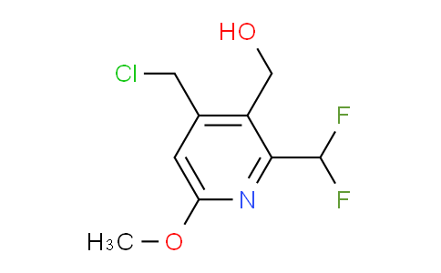 4-(Chloromethyl)-2-(difluoromethyl)-6-methoxypyridine-3-methanol