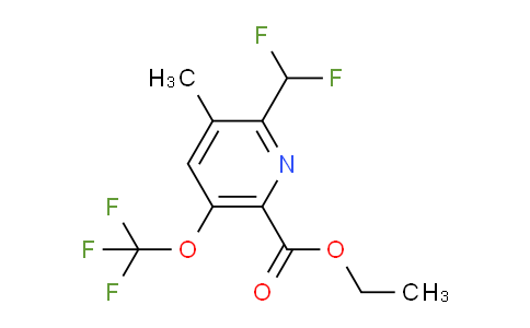 AM200592 | 1361775-07-6 | Ethyl 2-(difluoromethyl)-3-methyl-5-(trifluoromethoxy)pyridine-6-carboxylate