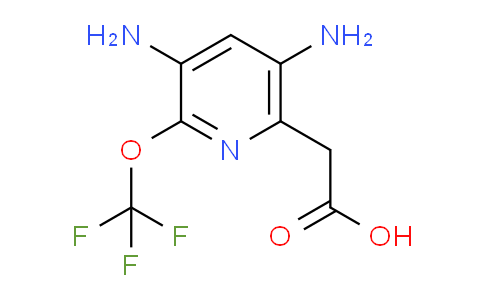 3,5-Diamino-2-(trifluoromethoxy)pyridine-6-acetic acid