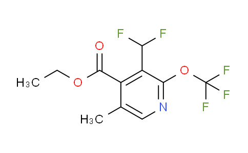 AM200629 | 1361793-47-6 | Ethyl 3-(difluoromethyl)-5-methyl-2-(trifluoromethoxy)pyridine-4-carboxylate