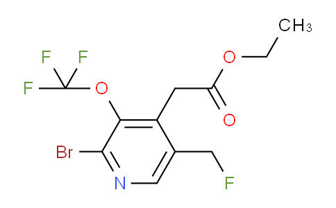 AM20063 | 1804452-68-3 | Ethyl 2-bromo-5-(fluoromethyl)-3-(trifluoromethoxy)pyridine-4-acetate