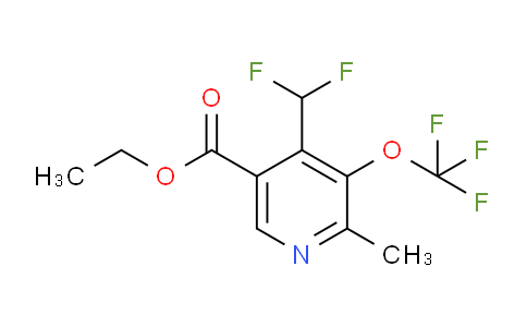AM200633 | 1361791-43-6 | Ethyl 4-(difluoromethyl)-2-methyl-3-(trifluoromethoxy)pyridine-5-carboxylate