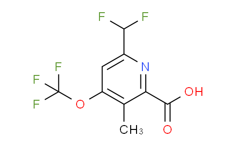 AM200636 | 1361879-75-5 | 6-(Difluoromethyl)-3-methyl-4-(trifluoromethoxy)pyridine-2-carboxylic acid